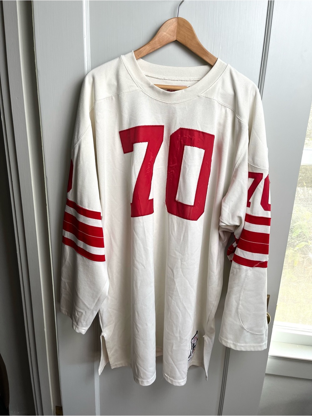 Authentic 1956 New York Giants Sam Huff Durene Mitchell & Ness Jersey Sz 54